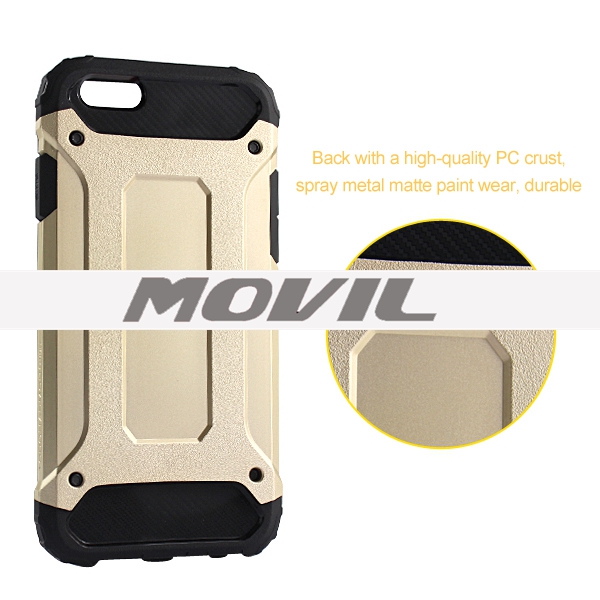 NP-2656 PC TPU Funda de armadura para el Apple iPhone 6s-3